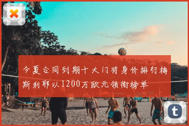 今夏合同到期十大门将身价排行梅斯利耶以1200万欧元领衔榜单