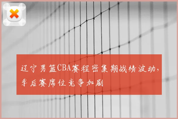 辽宁男篮CBA赛程密集期战绩波动,季后赛席位竞争加剧