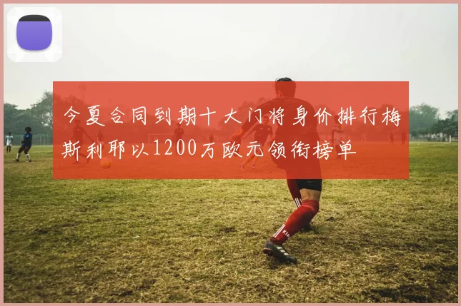 今夏合同到期十大门将身价排行梅斯利耶以1200万欧元领衔榜单